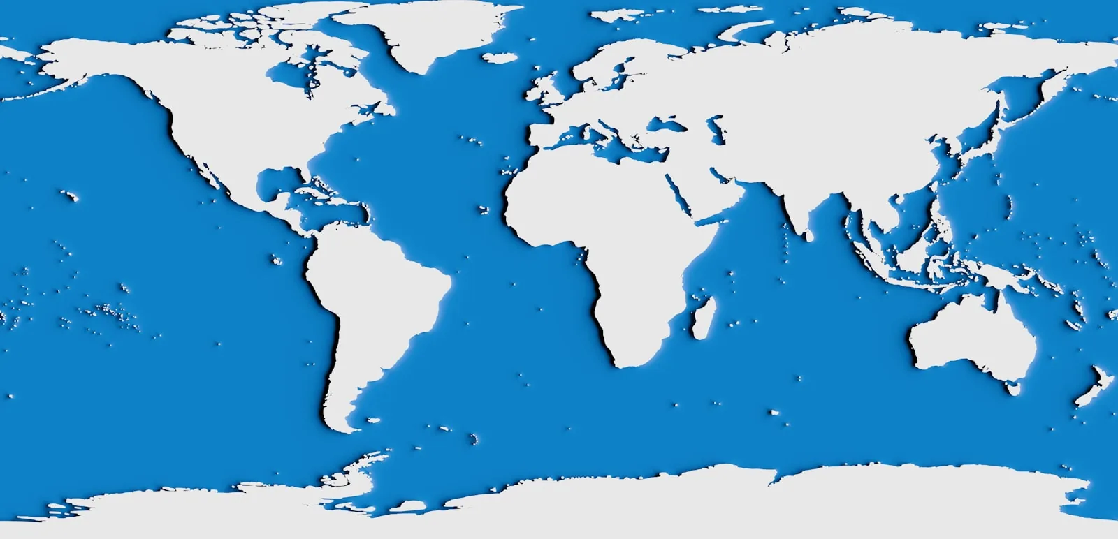 World map showing global chemical trade routes and sourcing geography