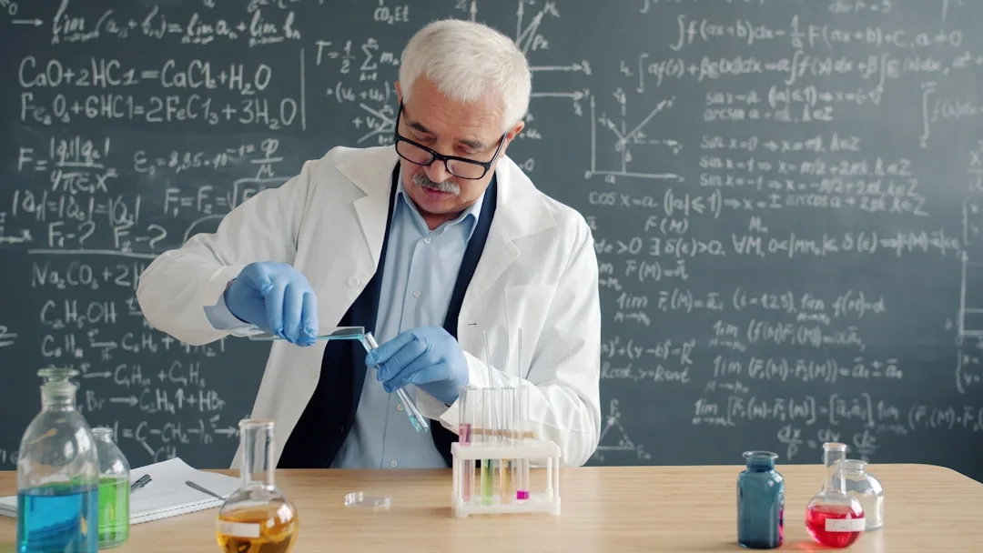 Process chemist taking notes during an oxetane scale-up campaign